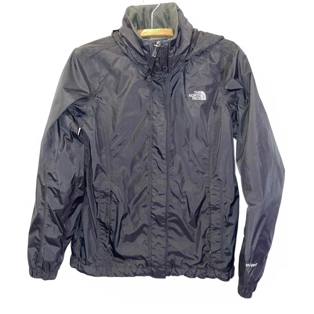 COPY - for Tasmith - North Face Womens M Black Rain Jacket Raincoat